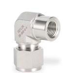 6000psi Forged Duplex Tube NXF 90 Degree Stainless Steel 316 Monel Female LR SR