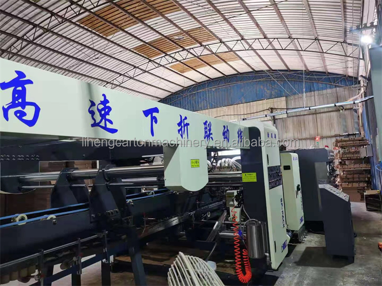 Automatic High Speed Crash Lock Bottom Folder Gluer for Corrugated Carton Box Making