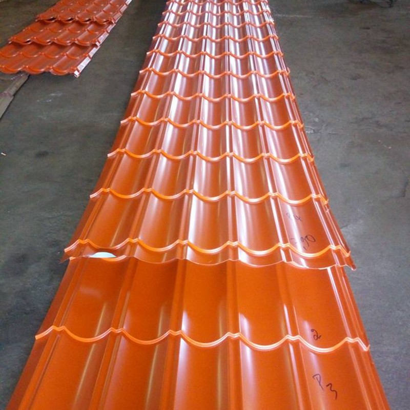 Ppgi Corrugated Steel Roofing Sheet Colorful 0.4mm Metal