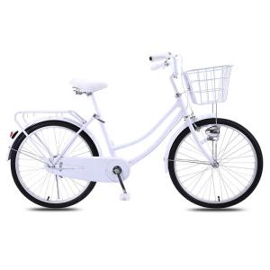 China OEM/ODM Utility Bicycle 20/24 Inches Ladies Bike With Basket Single Speed / 6 Speed wholesale