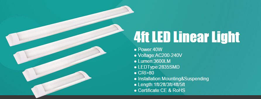 5ft 24*75*1500mm 60W Microwave Sensor tri-proof led light