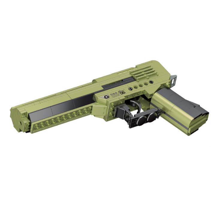 Modern Buildings Educational M416 Gun Toy Building Block Sets Model Toy for Kids 37*5*13 Cm