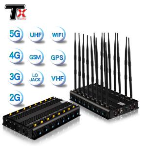 China 16 Way WiFi Signal Jammer Radius 5 - 40 Meter For Police Forces / Military wholesale