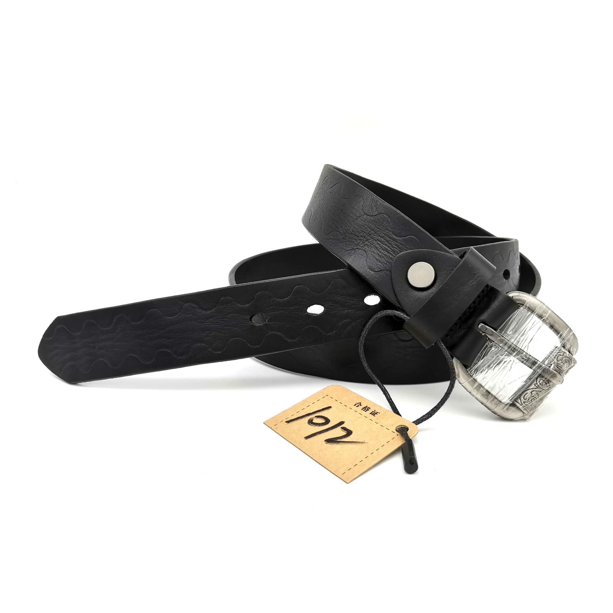 Antiwear Practical Braided Leather Belt For Men Multiscene With Pin Buckle