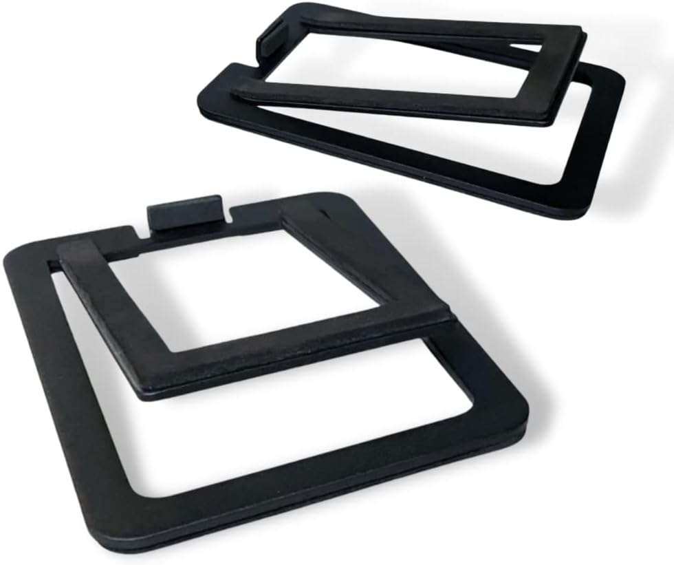 ISO9001 Rohs CE Desktop Speaker Stands for Small Speaker Tilted Tabletop Steel Computer Speaker Stands