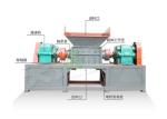 Horizontal Plastic Chipper Shredder Machine , Heavy Duty Shredder Machine