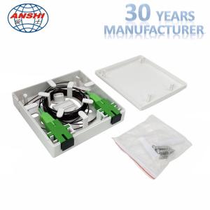 China 2 Ports Sc Apc Adapter Faceplate Fiber Optic wholesale