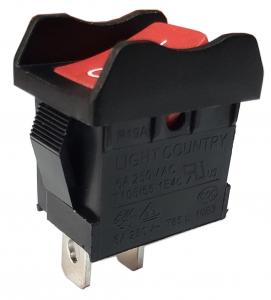 China RA(R19A) mini Rocker Switch with ear shaped housing, Panel size 21*15, UL VDE 10A 250V on sale