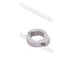 Round Aluminum Tubing Joints Fixed Aluminum Pipe Joint Silver White