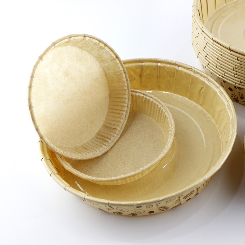 Single Wall Non Stick Baking Cups , Embossing Paper Disposable Baking Molds