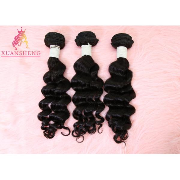 Real Virgin Human Hair Brazilian Extensions 8" - 30" Loose Wave Hair Weave