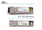 10G 1550nm 80km SMF Ethernet Sfp Transceiver LE2MXSC80FF0