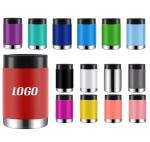 12oz Double Wall Stainless Steel Beer Can Cooler for Coffee Mugs Design Style