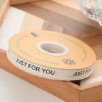 13mm Wholesale Logo Cotton Ribbon Literary Style Flower Packaging Gift Box