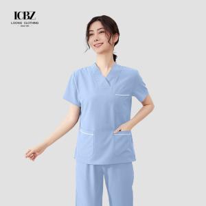 China Customized Logo Woven Fabric Doctor Uniforms for Hospital Staff in High Fashion wholesale