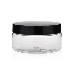 China Clear 200ml Plastic Packaging Jars PET Recyclable Cosmetic Jars wholesale