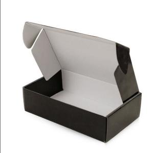 China Rectangle Black Cardboard Shipping Box Industrial Cardboard Boxes Multifunctional wholesale