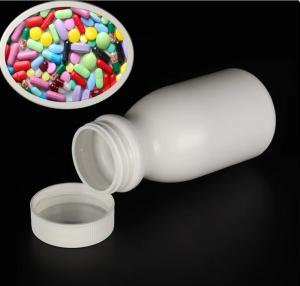 China 50ml 120ml 150ml white PE Plastic Health Care Medical Bottle Tablet Bottle Child Proof Cap Drug empty Medicine bottle wholesale