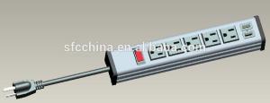 China dual USB port charger UL 5 outlet power strip wholesale