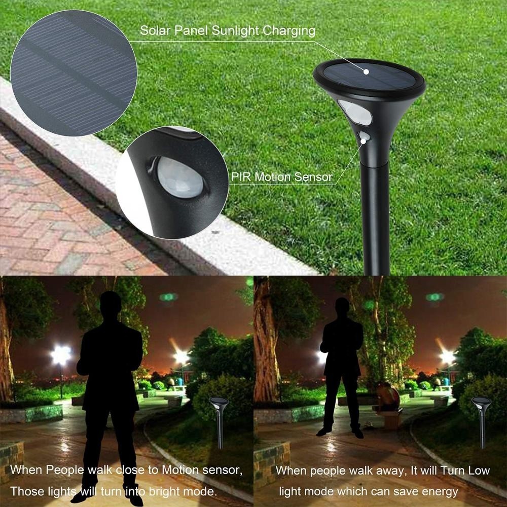 Motion Sensor Outdoor Led Spike Lights For Pathway Walkway ABS Shell Anti Corrosion