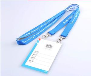 China 2.0CM Size Customized Logo Badge Holders Lanyards For Event / Festival wholesale