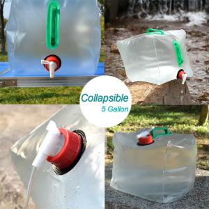 China white TPU Sturdy Flexible Water Container With Spigot 10L on sale