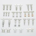 4p Brass Crimp Terminals 2.5mm Female Metal Stamping 3A 250V
