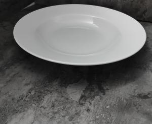 China superwhite fine quality porcelain 12&quot; pasta bowl/pasta dish / Apricot pasta soup plate wholesale