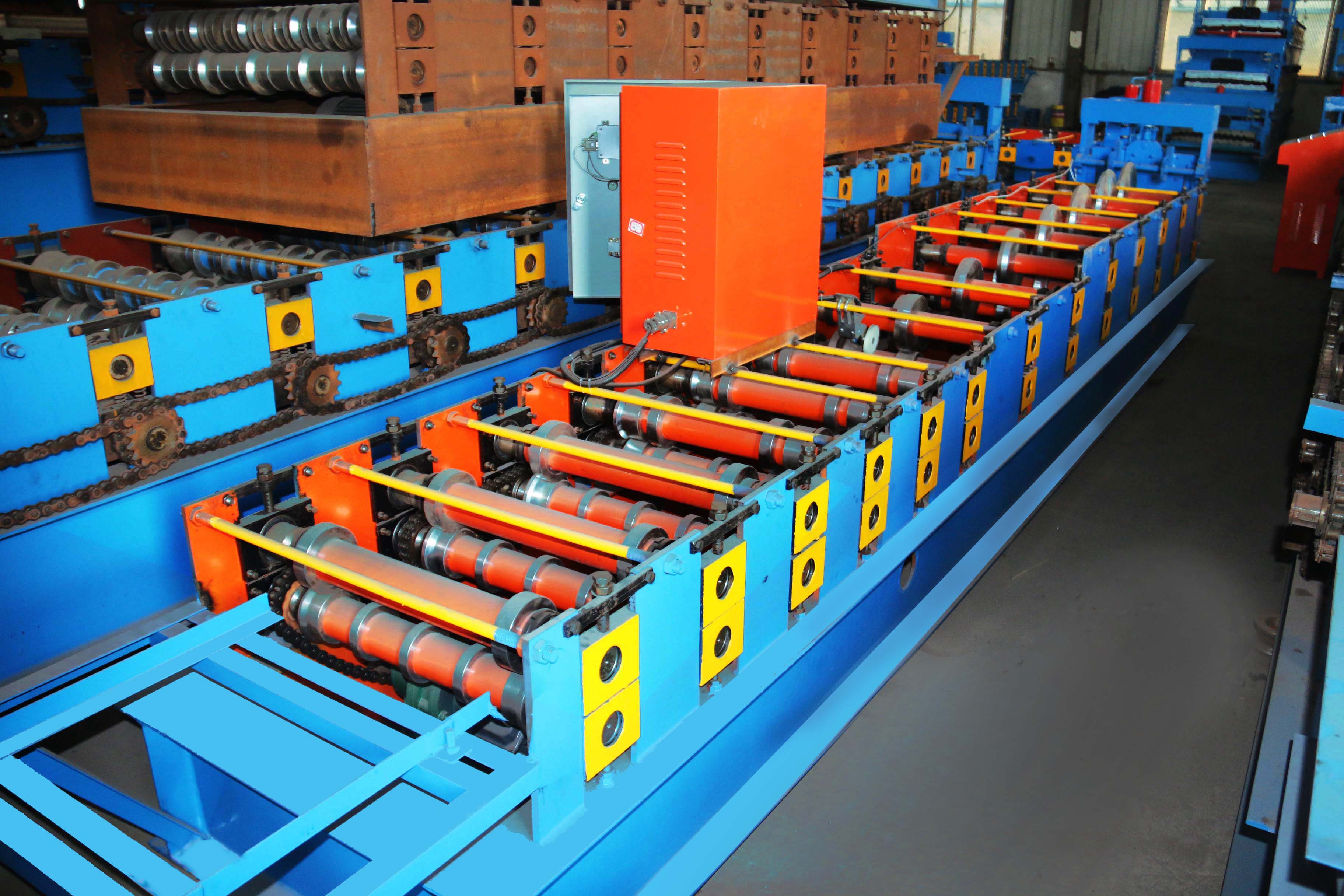 Rain Water Downspout Pipe Roll Forming Machine 15KW 8m/min