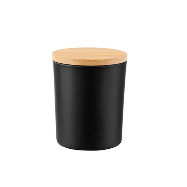 Bamboo Candle Jar Lid - Eco-Friendly Wooden Cap with Airtight Seal
