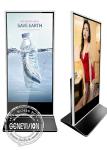 Floor Standing Digital Kiosk Display 75 Inch Large Screen