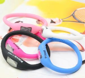 China fashion silicone ion sport watch wholesale