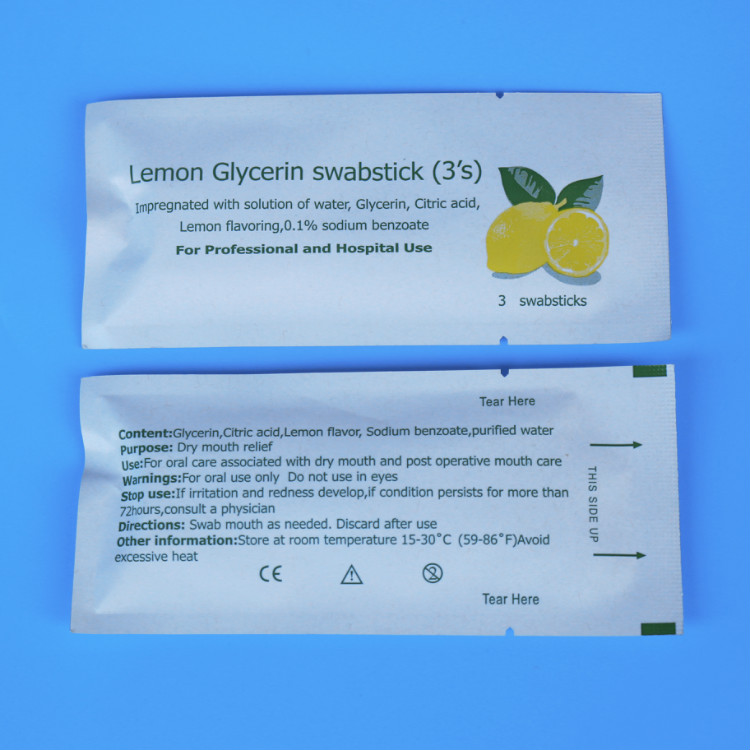 TOC Swab CHG Swab Individually Packaged White Sterile Medical Swabs