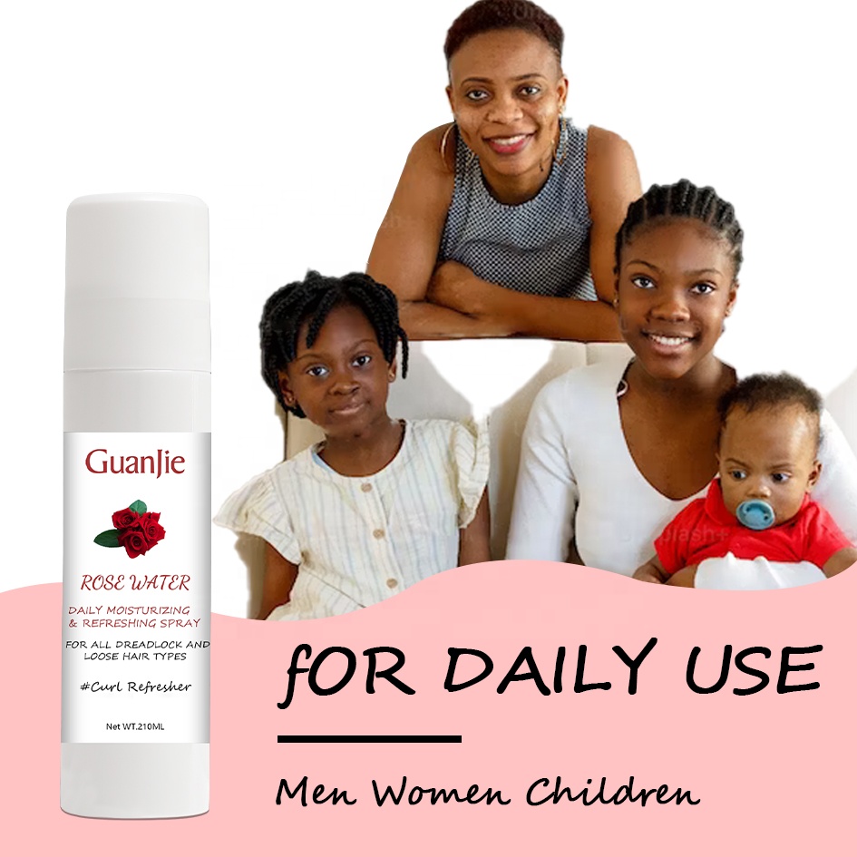 Promote Growth And Lock Twists With Private Label Organic Rose Water Hair Care Spray