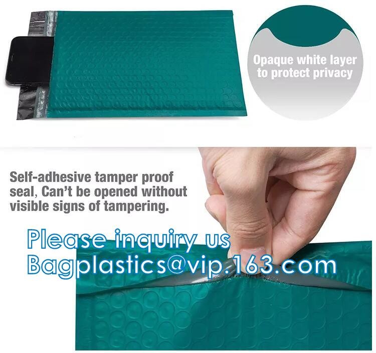 Mailer Slider Air Zip lockk Ploy Bubble Mailing Packaging Bag, Beauty Padded Pouch, Shipping Bags, Envelopes