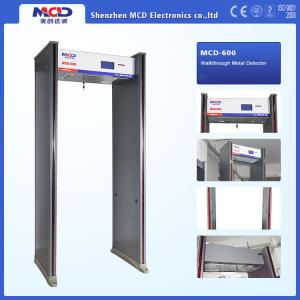 China Exhibition Areas Archway Metal Detector 6 Detection Zones wholesale