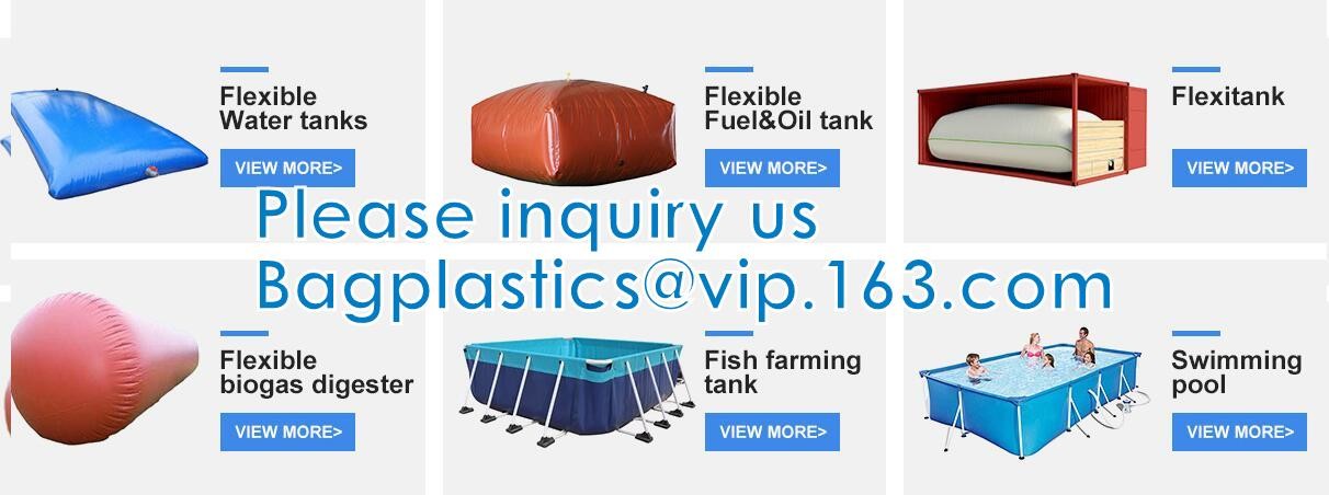Flexible Pillow Water Tank Collapsible Oil Bladder Plastic Tank, Liquid Storage Tank, Flexible tank, cube, marine