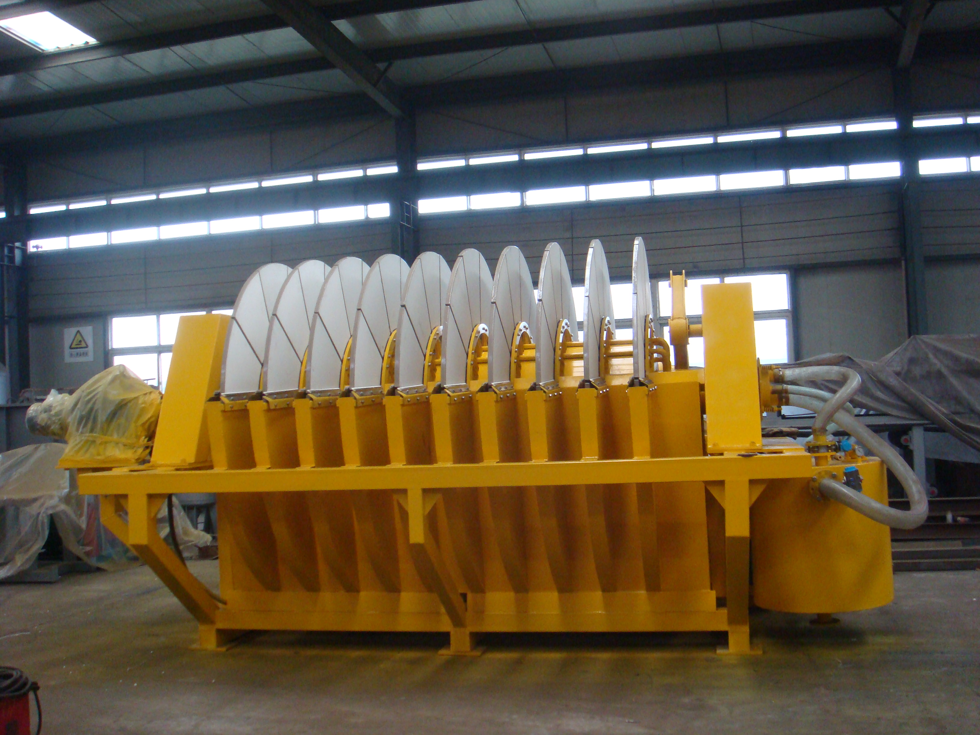 Professional Waste Treatment Machines For Mine Waste Recycling Ceramic Filter Rotary Drum