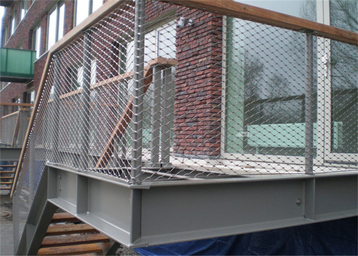 Eco Friendly 2.4mm Ss Wire Netting Steel Cable Netting For Entertainment Facilities