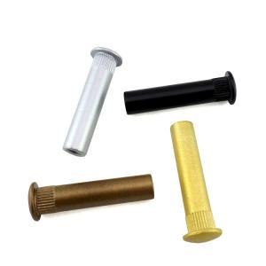 China M2 M2.5 M3 M4 304 Stainless Steel Oval Head Semi Tubular Rivets Male Screw Size TM 8-32*6 wholesale