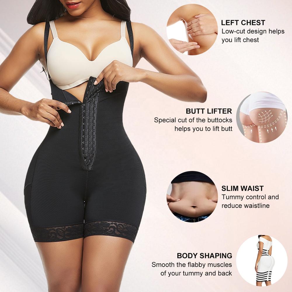 Weaving method nonwoven 5XL HEXIN Colombian Shapewear for Post Surgery Butt Lifting
