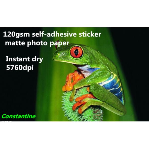 China 120gsm self-adhesive sticker matte inkjet photo paper wholesale