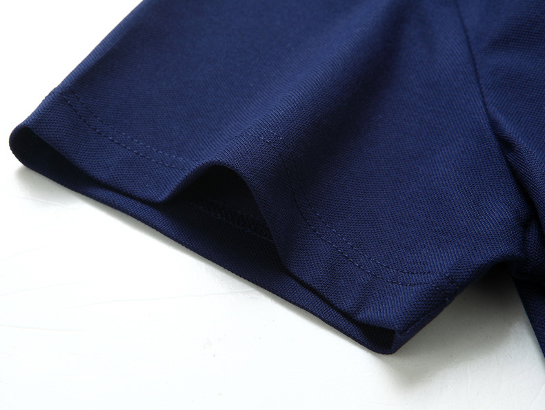 Sublimated Cotton Polo T Shirts Men Knitted Sport Blank Fabric Shirts