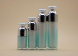 China Gradual Green Airless Containers Cosmetics 15ml 30ml 50ml 100ml Optional wholesale