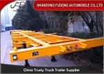 20ft 40ft Container Chassis Trailer , Frame Twist Lock Container Semi Trailer