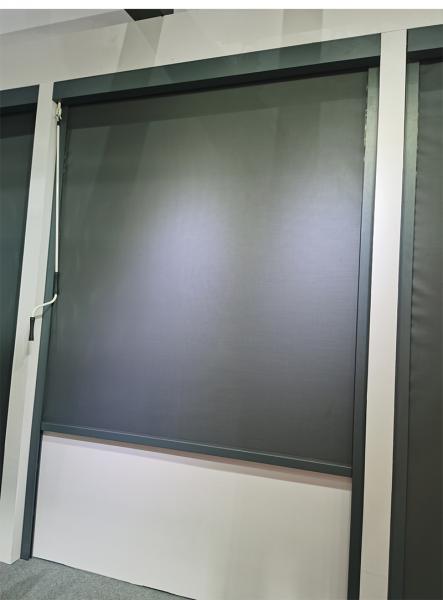 Aluminum Vertical Outdoor Sunscreen Roller Shades Room Zipper Track Shades