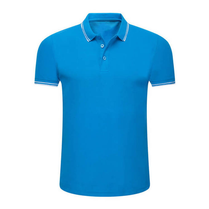 Durable Polyester Customize Your Own Polo Shirt High Intensity Laundry Wash Suitable