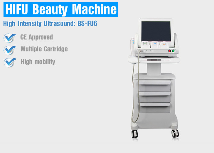 Skin Tightening HIFU Beauty Machine High Intensity Ultrasound Therapy For Beauty