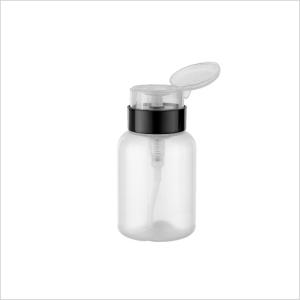 China 210ml Makeup Remover Pump Bottle Cylinder Round Cleansing Water Bottle wholesale