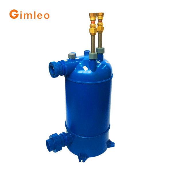 83.44KW Titanium Water To Water Heat Exchanger Energy Saving For Swimming Pool Boiler